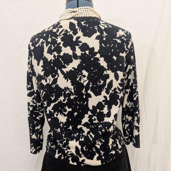 Banana Republic silk-cotton blend cardigan, size M - Picture 2 of 8